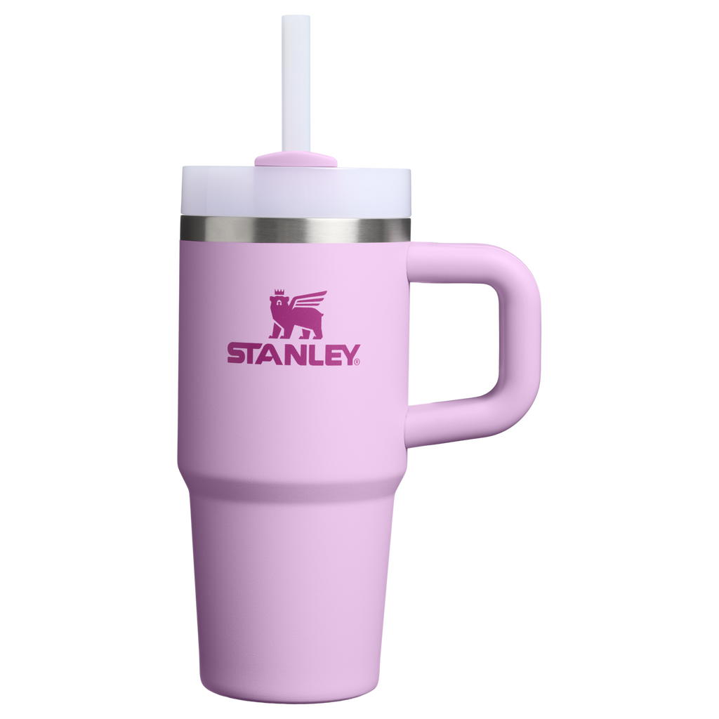 Car-Cup Friendly The Quencher H2.O Flowstate Tumbler | Stanley Create D291F - Premium Stainless Steel Straw Cup for All-Day Hydration - Soft Orchid