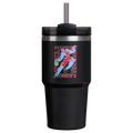 Double-Wall Vacuum The Quencher H2.0 Flowstate Tumbler D341T - 40oz Large Capacity Car-Cup Friendly Quencher - Tournament Black