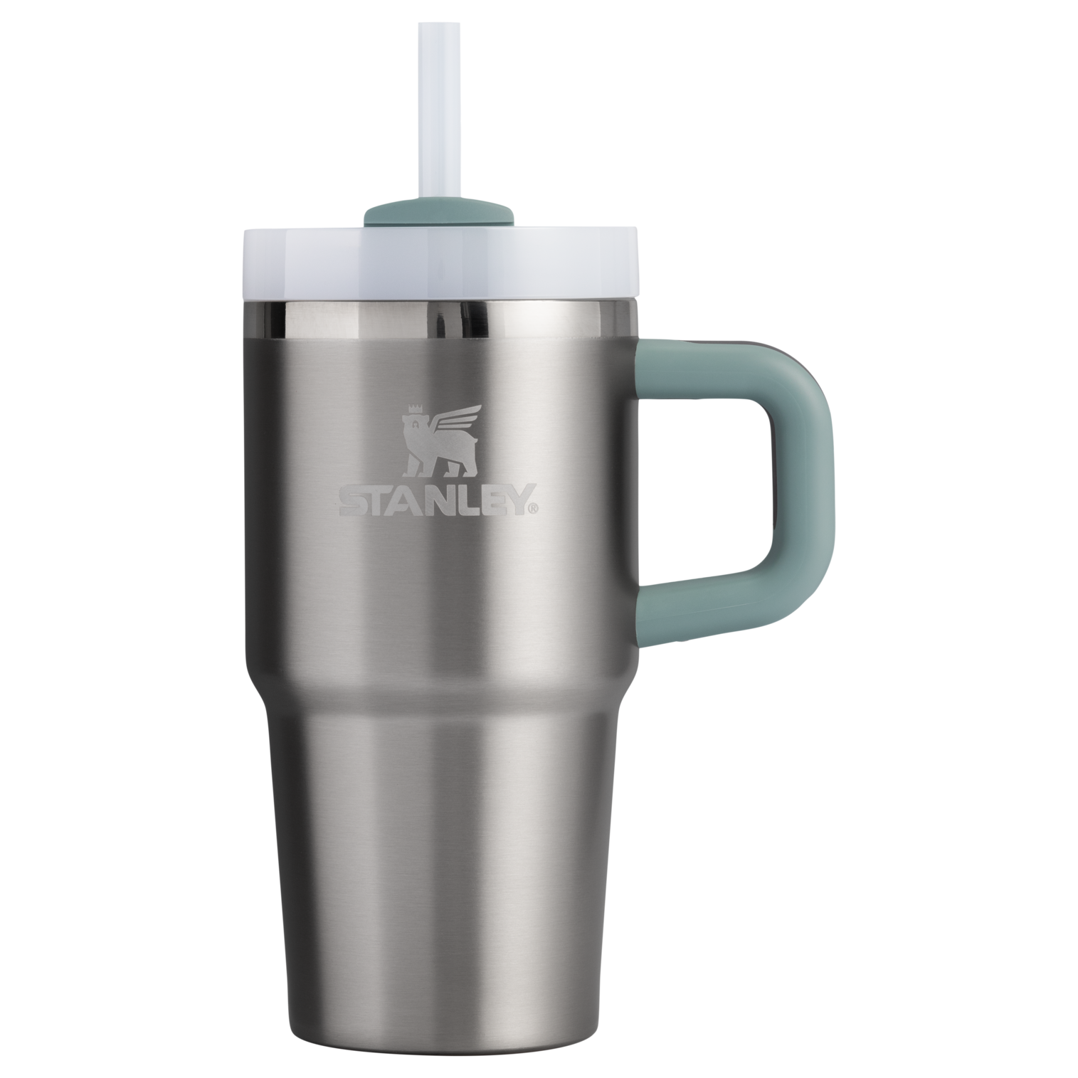 Car-Cup Friendly The Quencher H2.O Flowstate Tumbler with Handle | Stanley Create D309N - 40oz Large Capacity Car-Cup Friendly Quencher Detail