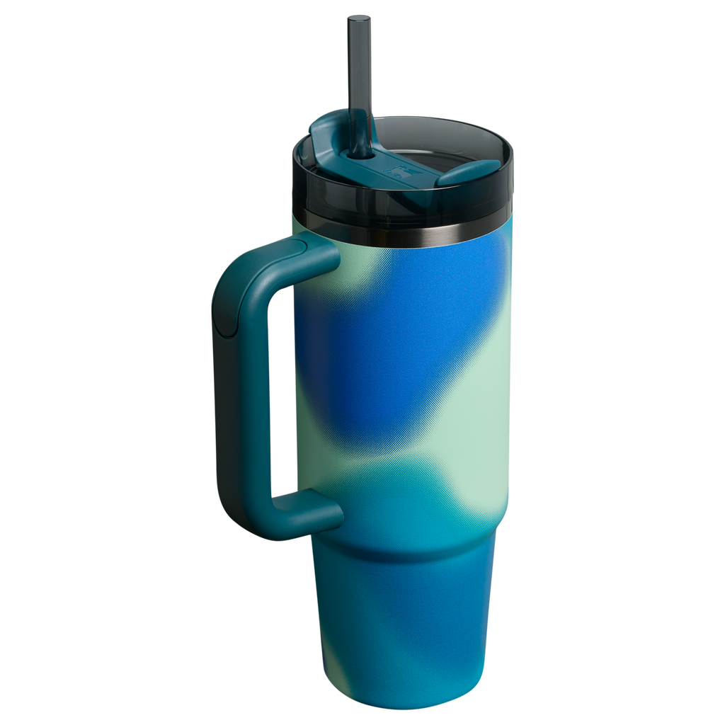 Car-Cup Friendly The Quencher H2.0 Flowstate Tumbler D051L - Double-Wall Vacuum Insulated Travel Tumbler with Straw Detail