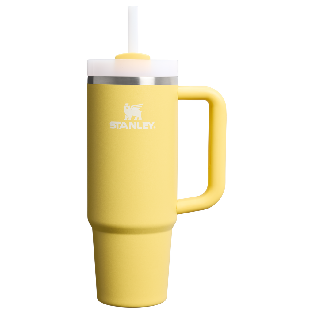 Large Capacity The Quencher H2.0 Flowstate Tumbler | Stanley Create D331C - FlowState 3-Position Lid Insulated Travel Mug - Daffodil