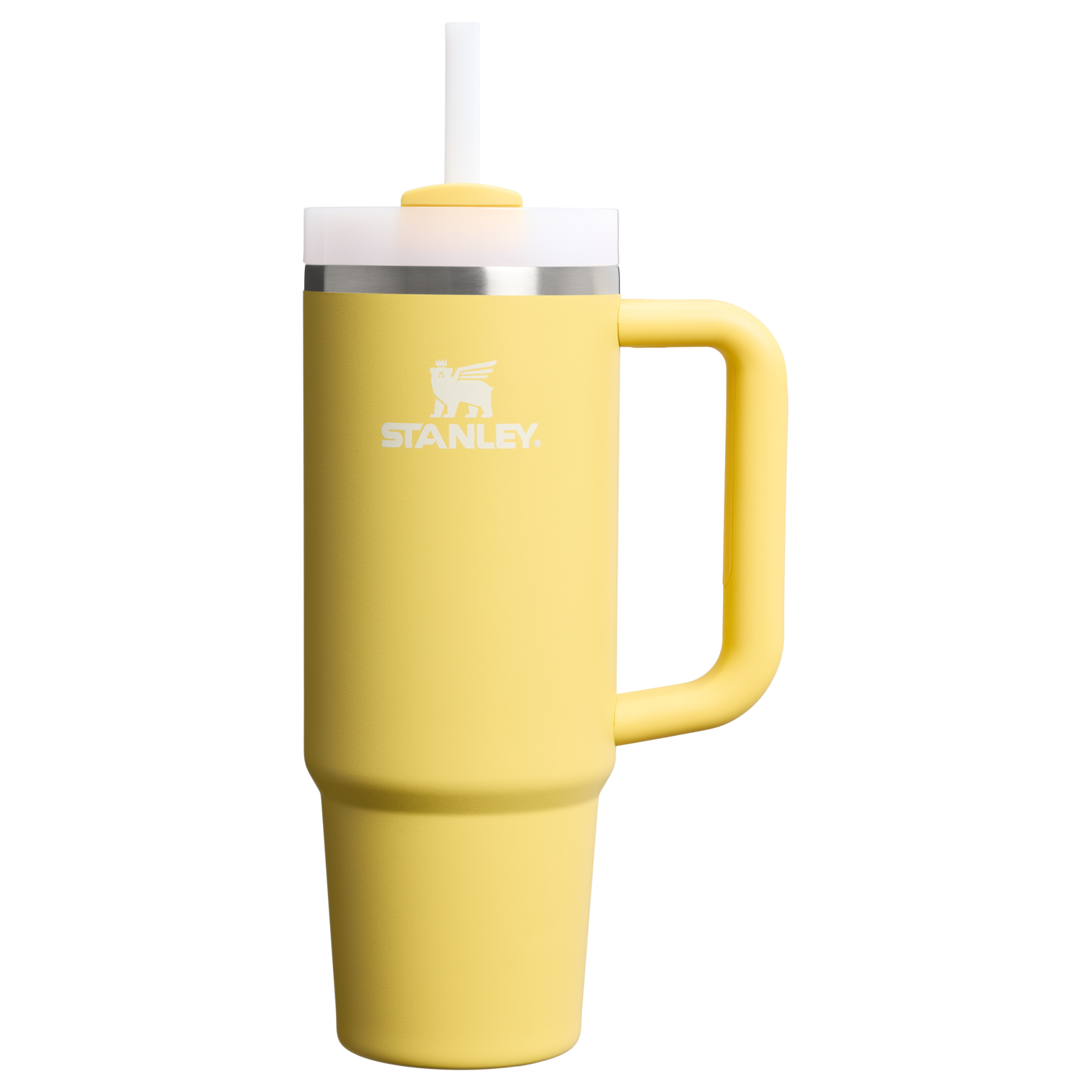 Large Capacity The Quencher H2.0 Flowstate Tumbler | Stanley Create D331C - FlowState 3-Position Lid Insulated Travel Mug - Daffodil