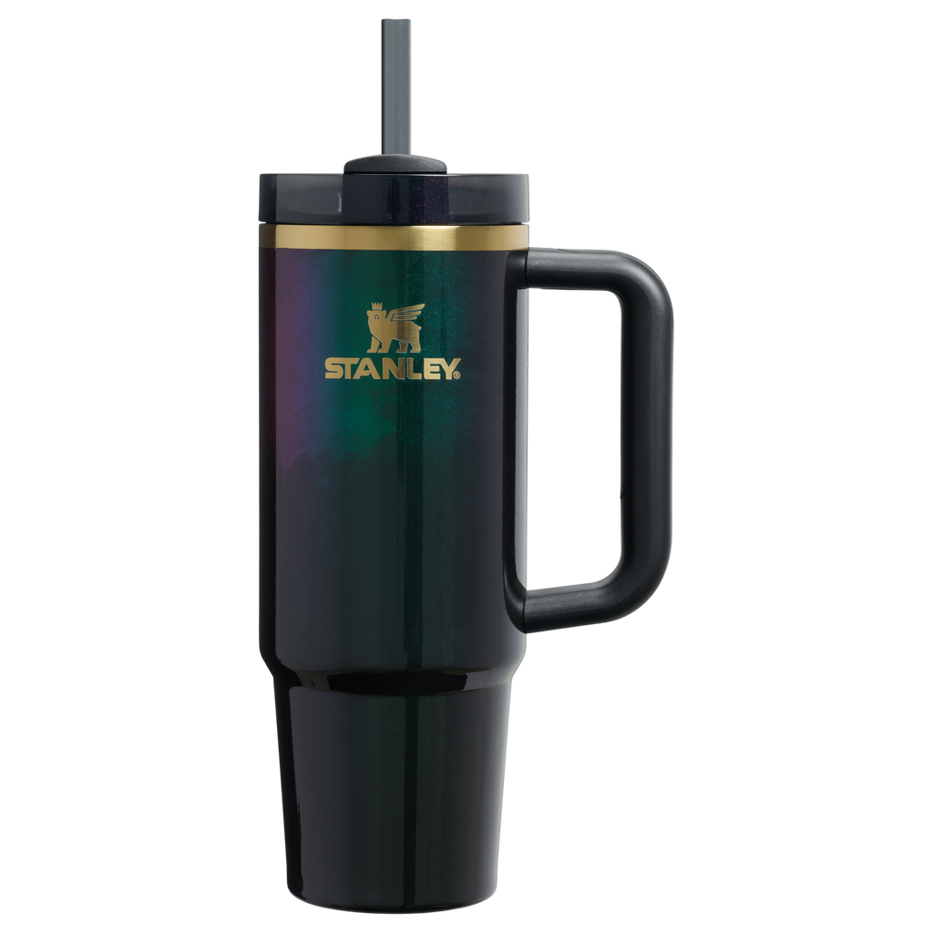 Car-Cup Friendly The Wicked for Good Quencher H2.0 Flowstate Tumbler D246P - 40oz Large Capacity Car-Cup Friendly Quencher - Elphaba For Good