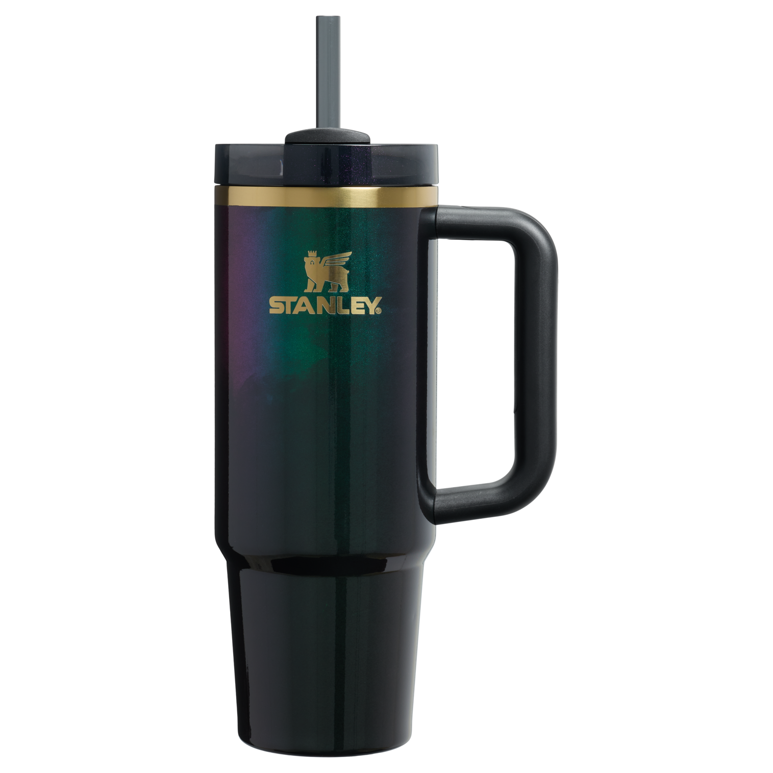 Car-Cup Friendly The Wicked for Good Quencher H2.0 Flowstate Tumbler D246P - 40oz Large Capacity Car-Cup Friendly Quencher - Elphaba For Good