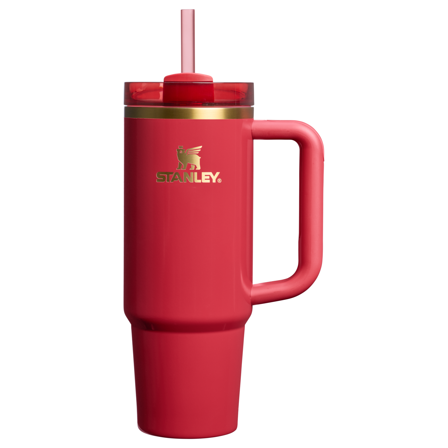 Car-Cup Friendly The Cheers & Cheer Quencher H2.0 Flowstate Tumbler D189S - Double-Wall Vacuum Insulated Travel Tumbler with Straw - Holly Berry Gloss