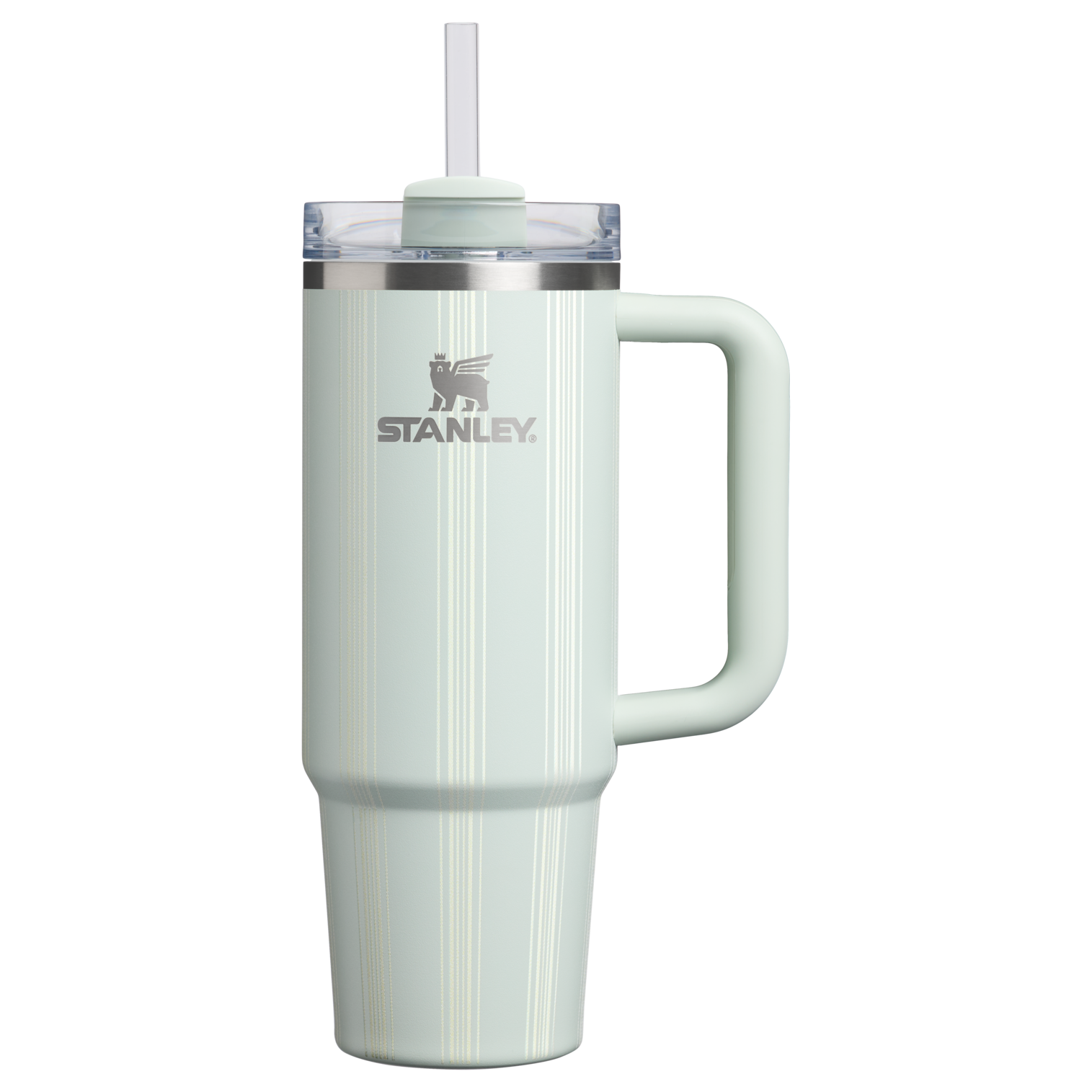 Splash-Resistant FlowState The Quencher H2.0 Flowstate Tumbler D343V - 40oz Large Capacity Car-Cup Friendly Quencher - Mist Picnic Stripe