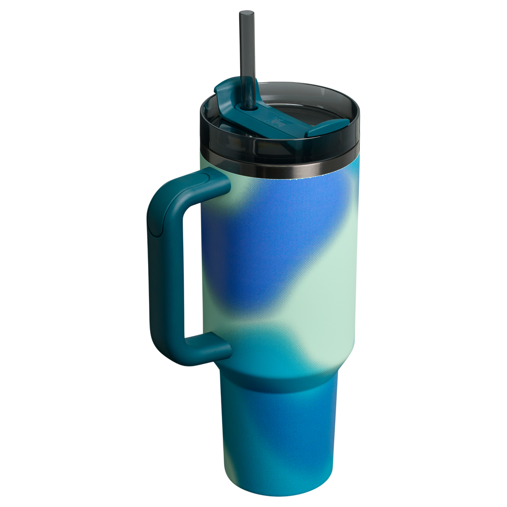 Insulated Travel The Quencher H2.0 Flowstate Tumbler D050X - Double-Wall Vacuum Insulated Travel Tumbler with Straw Detail