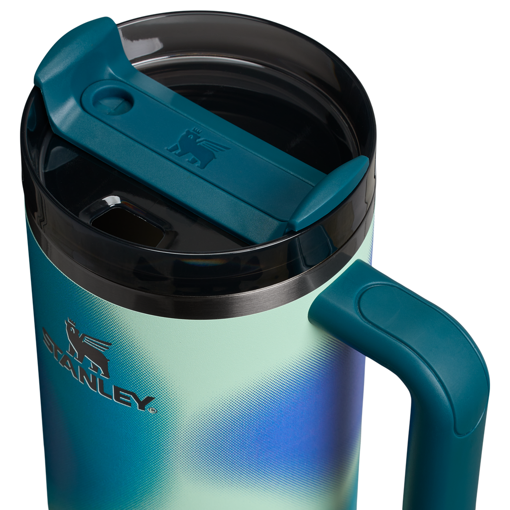 Insulated Travel The Quencher H2.0 Flowstate Tumbler D050X - Double-Wall Vacuum Insulated Travel Tumbler with Straw Detail