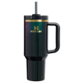 Car-Cup Friendly The Wicked for Good Quencher H2.0 Flowstate Tumbler D245R - Double-Wall Vacuum Insulated Travel Tumbler with Straw - Elphaba For Good