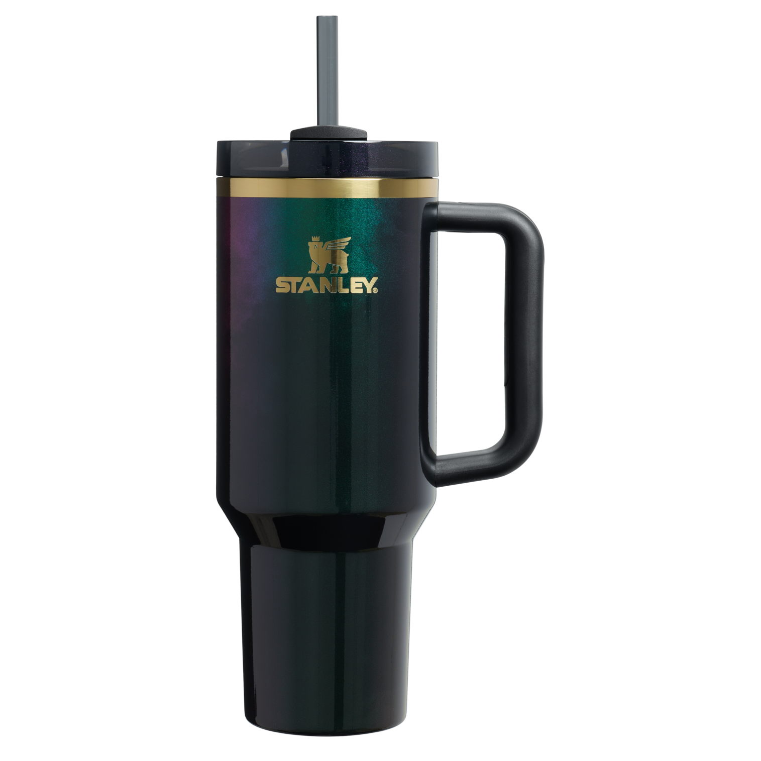 Car-Cup Friendly The Wicked for Good Quencher H2.0 Flowstate Tumbler D245R - Double-Wall Vacuum Insulated Travel Tumbler with Straw - Elphaba For Good