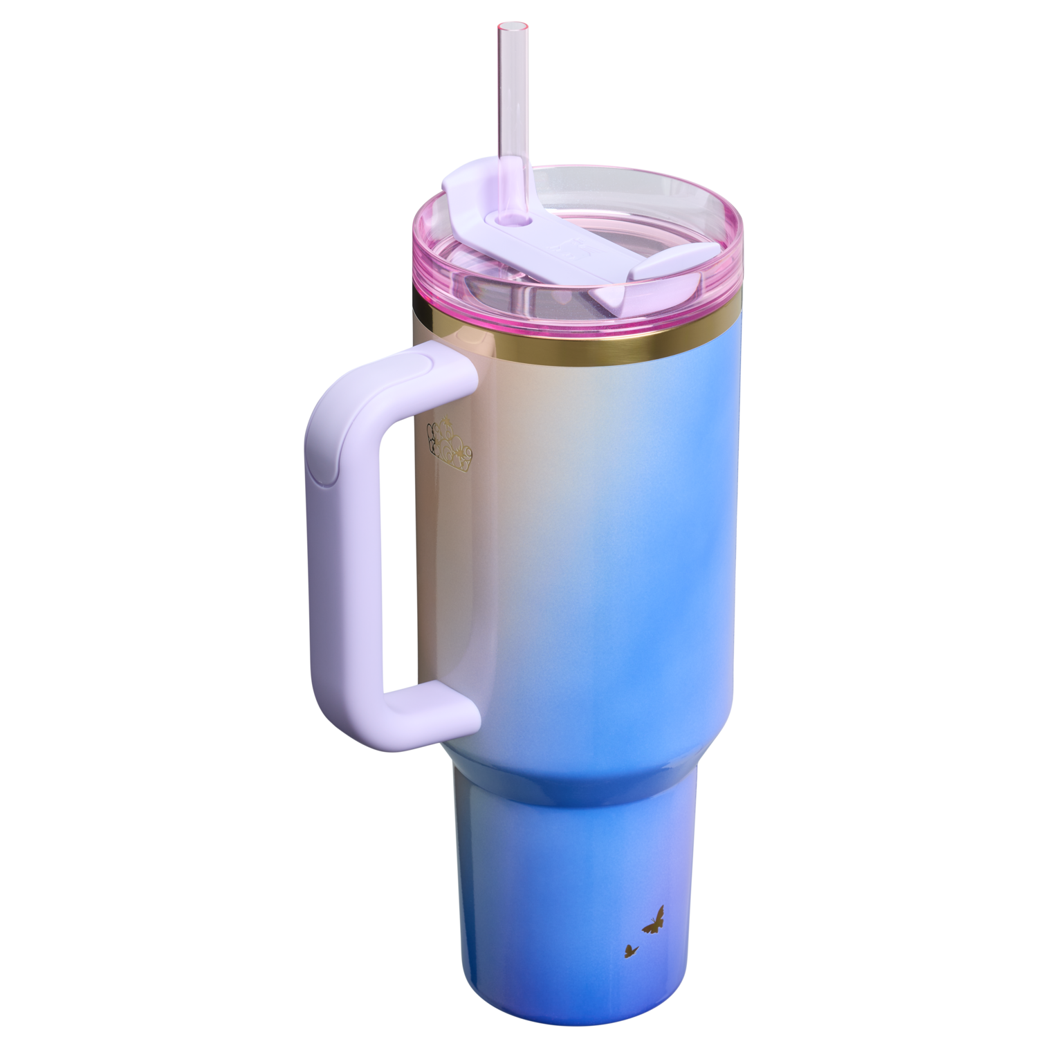 Car-Cup Friendly The Wicked for Good Quencher H2.0 Flowstate Tumbler D245R - Double-Wall Vacuum Insulated Travel Tumbler with Straw Detail