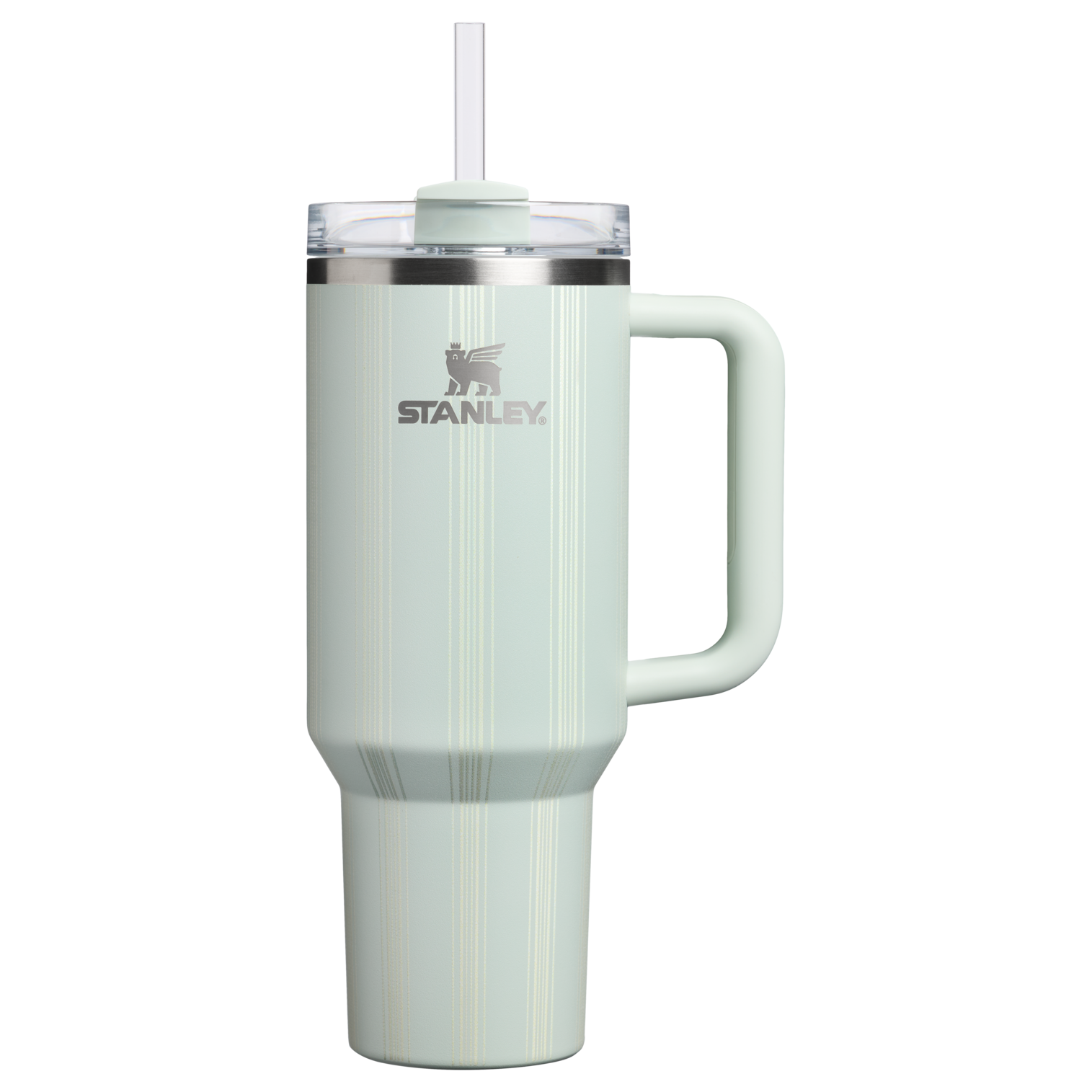 Double-Wall Vacuum The Quencher H2.0 Flowstate Tumbler D342C - FlowState 3-Position Lid Insulated Travel Mug - Mist Picnic Stripe