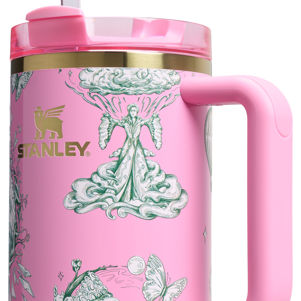 Car-Cup Friendly The Wicked for Good Quencher H2.0 Flowstate Tumbler D245R - Double-Wall Vacuum Insulated Travel Tumbler with Straw Detail