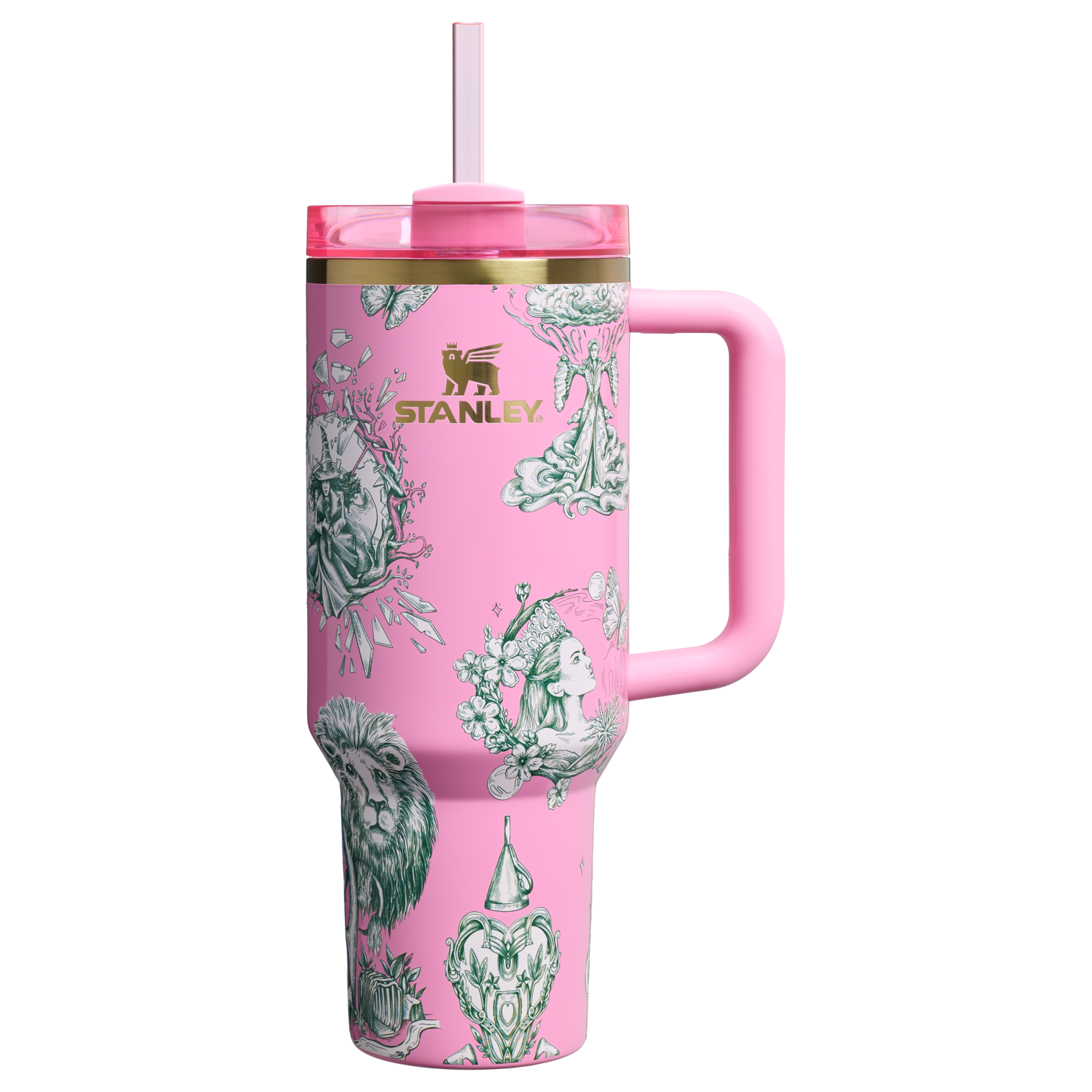 Car-Cup Friendly The Wicked for Good Quencher H2.0 Flowstate Tumbler D245R - Double-Wall Vacuum Insulated Travel Tumbler with Straw - Ozian Reprise