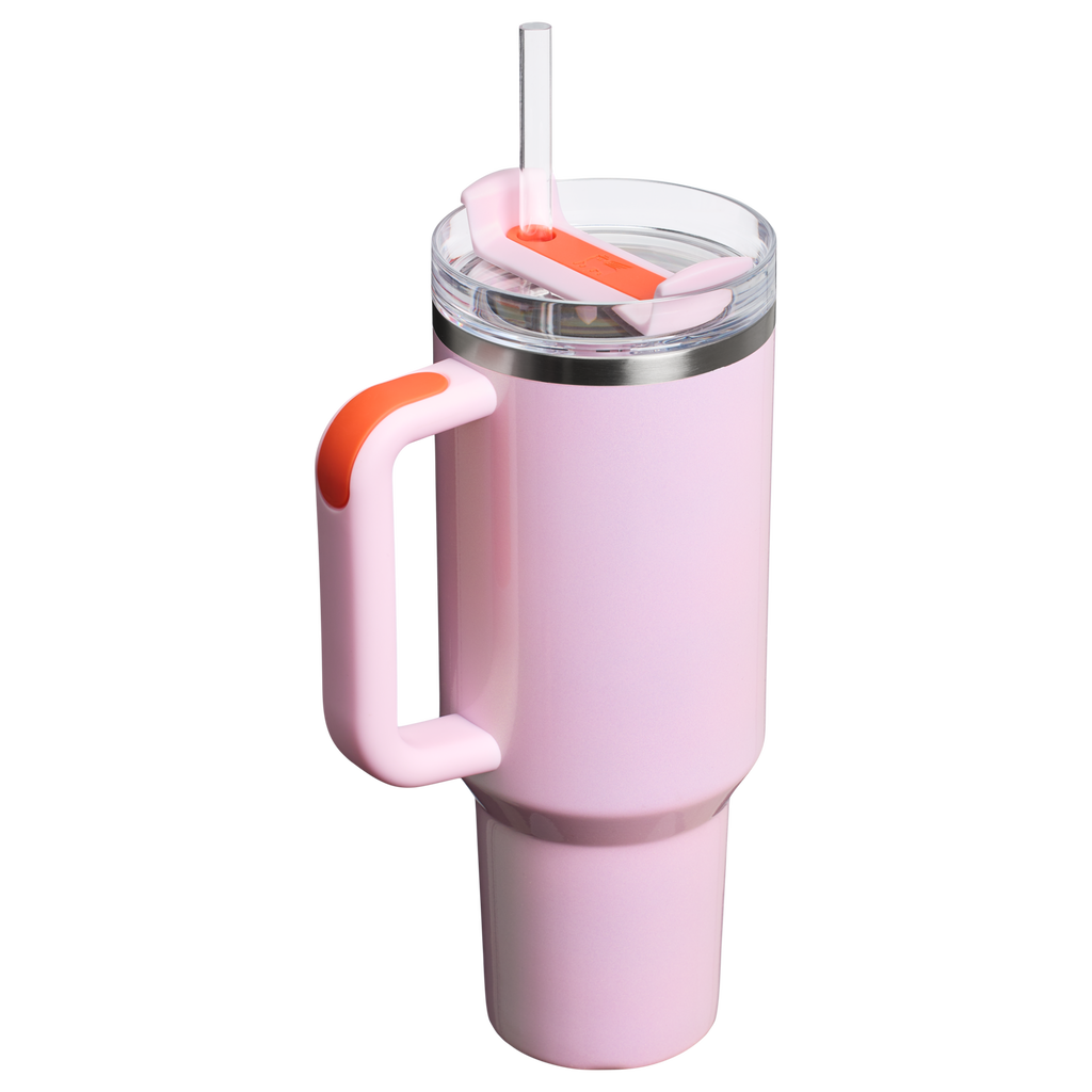 Insulated Travel The Quencher H2.0 Flowstate Tumbler D050X - Double-Wall Vacuum Insulated Travel Tumbler with Straw Detail