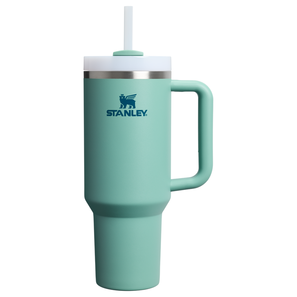 Insulated Travel The Quencher H2.0 Flowstate Tumbler D050X - Double-Wall Vacuum Insulated Travel Tumbler with Straw - Spring Green