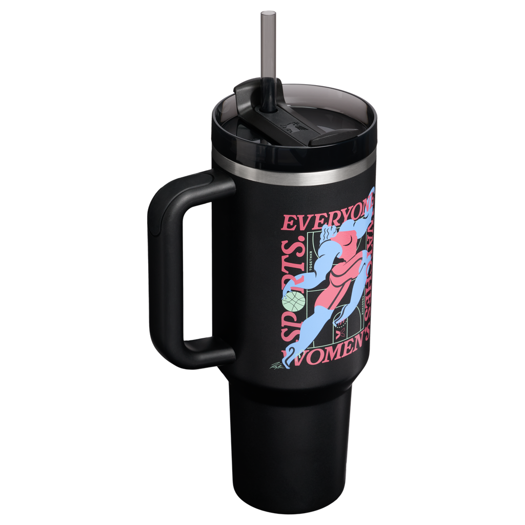 Car-Cup Friendly The Quencher H2.0 Flowstate Tumbler D340Y - FlowState 3-Position Lid Insulated Travel Mug Detail
