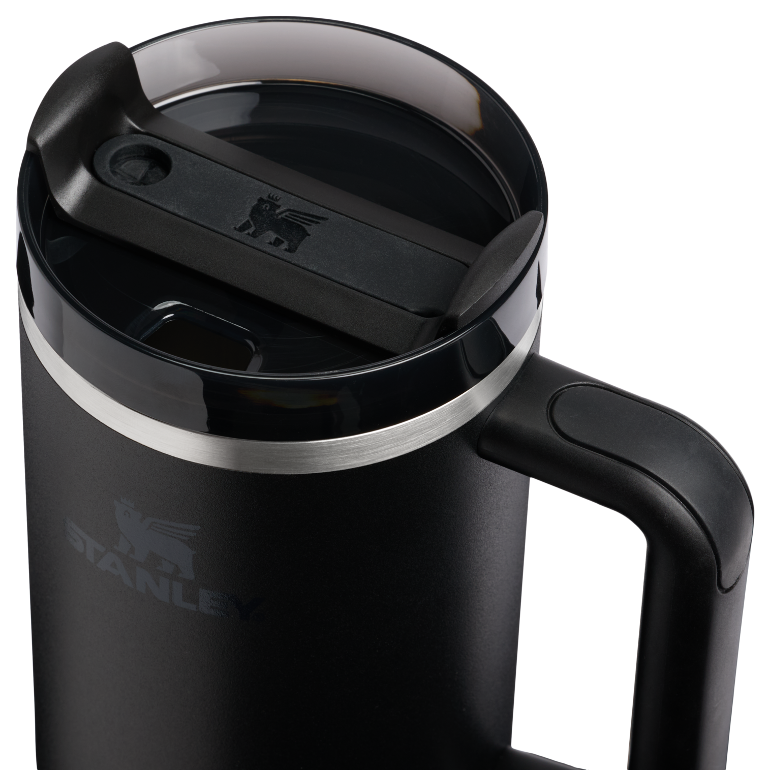 Car-Cup Friendly The Quencher H2.0 Flowstate Tumbler D340Y - FlowState 3-Position Lid Insulated Travel Mug Detail