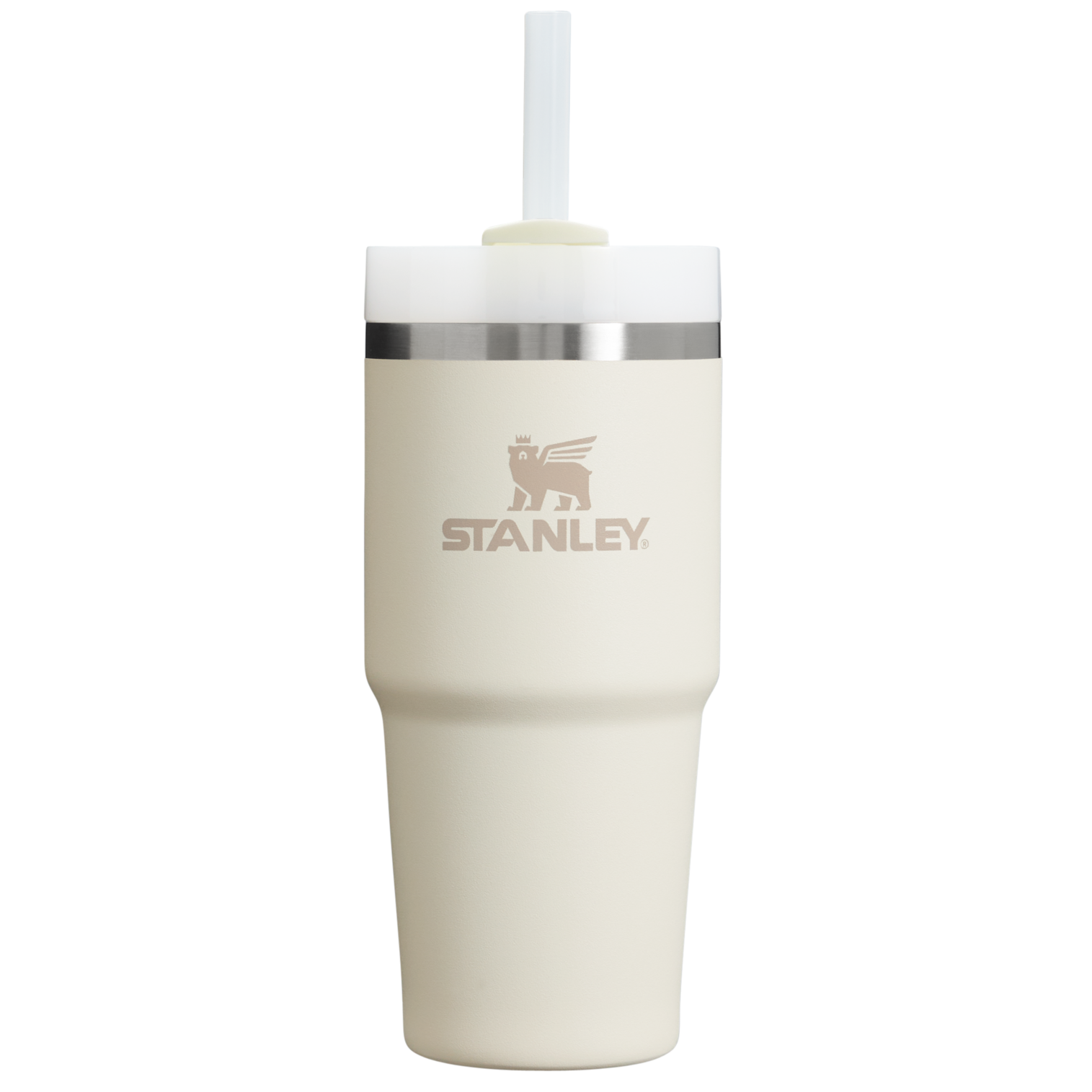 Splash-Resistant FlowState The Quencher H2.0 Flowstate Tumbler D214X - 40oz Large Capacity Car-Cup Friendly Quencher - Cream 2.0