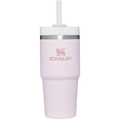 Splash-Resistant FlowState The Quencher H2.0 Flowstate Tumbler D214X - 40oz Large Capacity Car-Cup Friendly Quencher - Rose Quartz 2.0