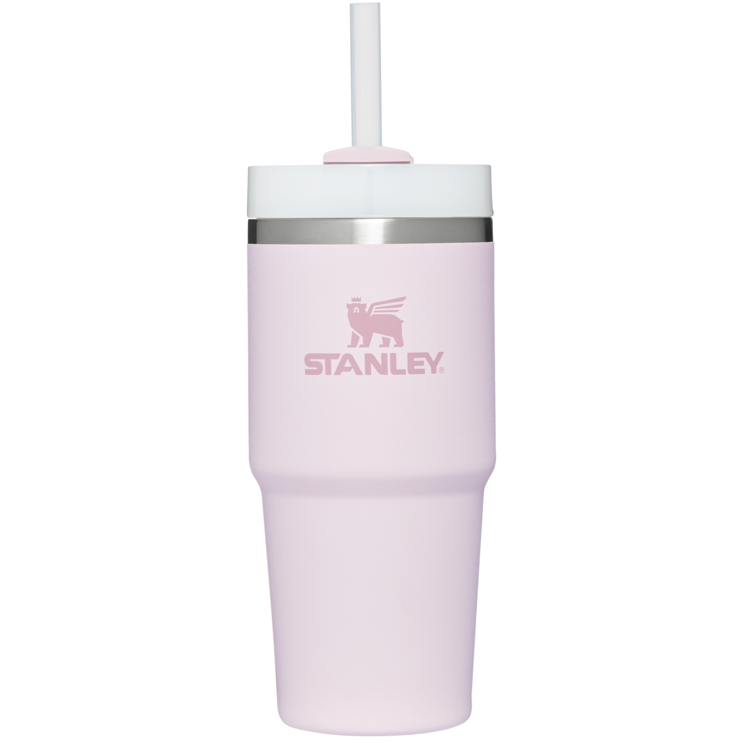 Splash-Resistant FlowState The Quencher H2.0 Flowstate Tumbler D214X - 40oz Large Capacity Car-Cup Friendly Quencher - Rose Quartz 2.0