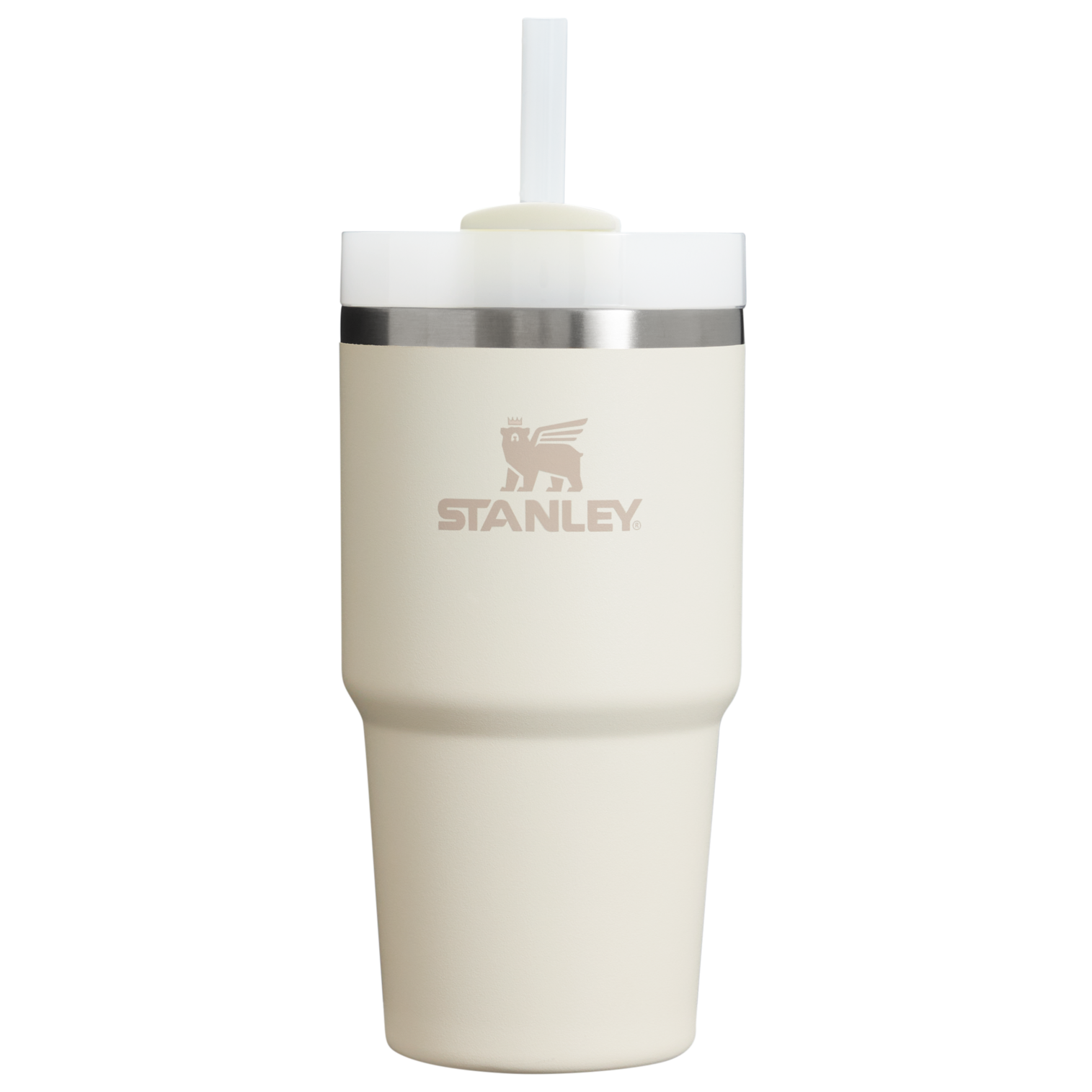 Double-Wall Vacuum The Quencher H2.0 Flowstate Tumbler | Stanley Create D330L - Double-Wall Vacuum Insulated Travel Tumbler with Straw Detail