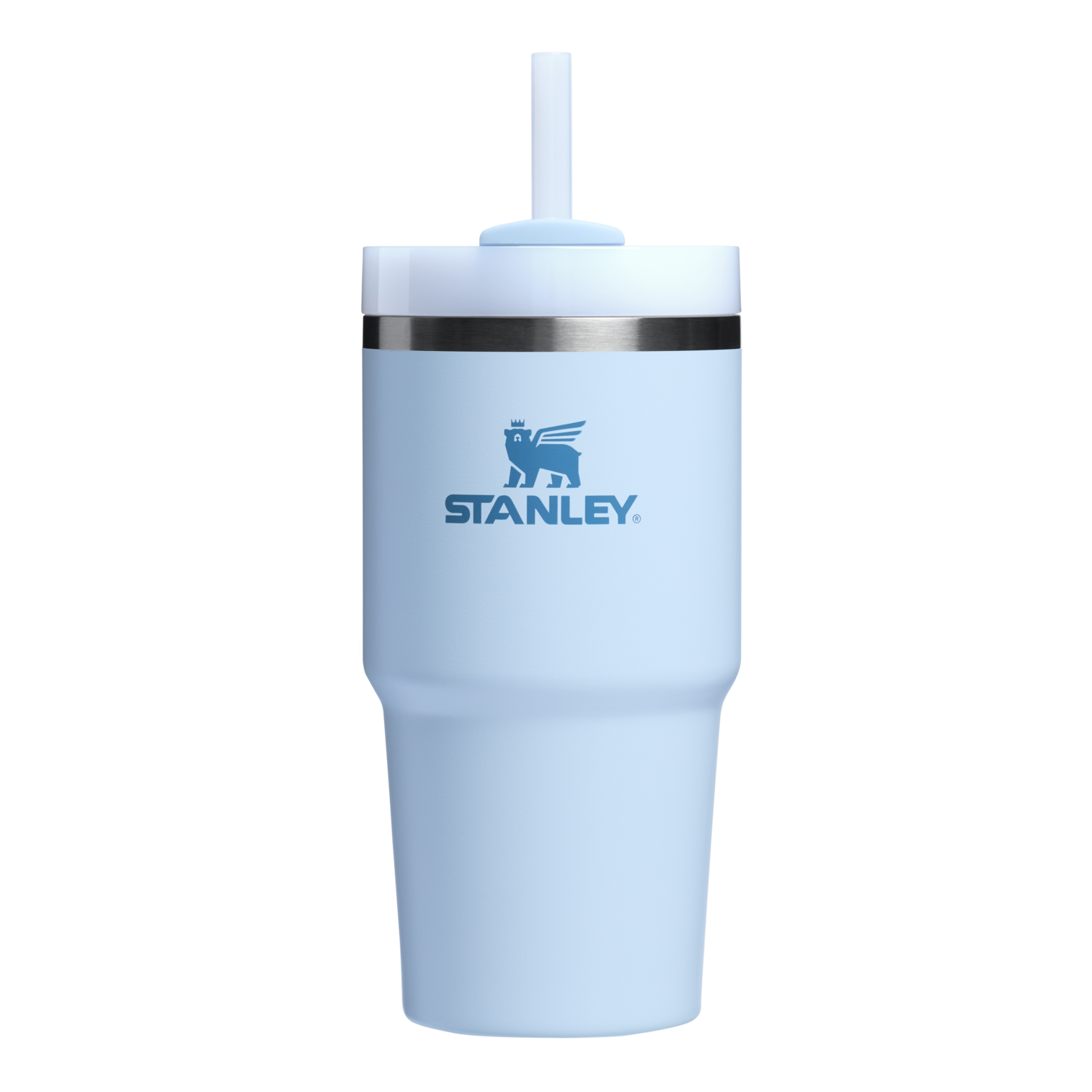 Double-Wall Vacuum The Quencher H2.0 Flowstate Tumbler | Stanley Create D330L - Double-Wall Vacuum Insulated Travel Tumbler with Straw Detail