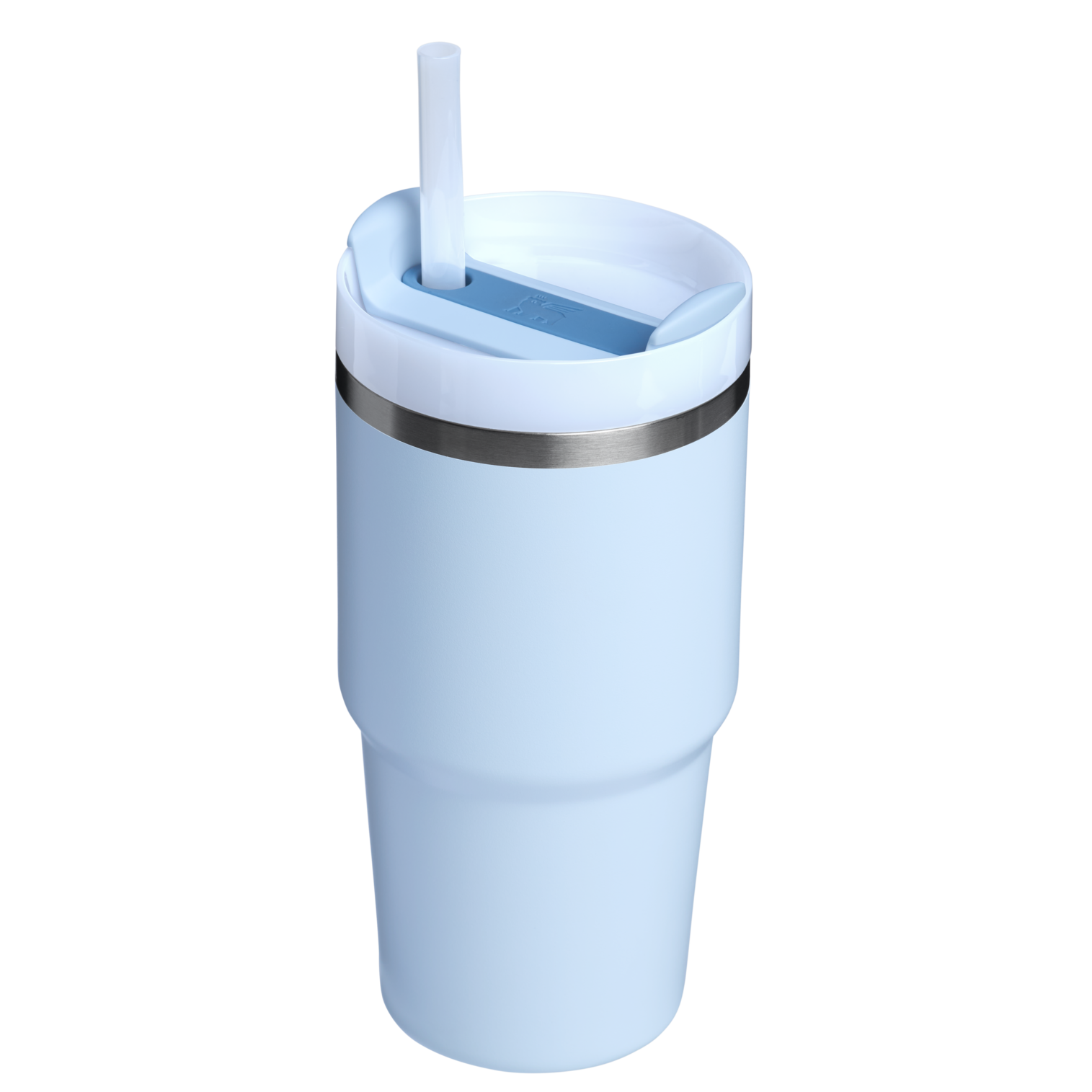 Double-Wall Vacuum The Quencher H2.0 Flowstate Tumbler | Stanley Create D330L - Double-Wall Vacuum Insulated Travel Tumbler with Straw Detail