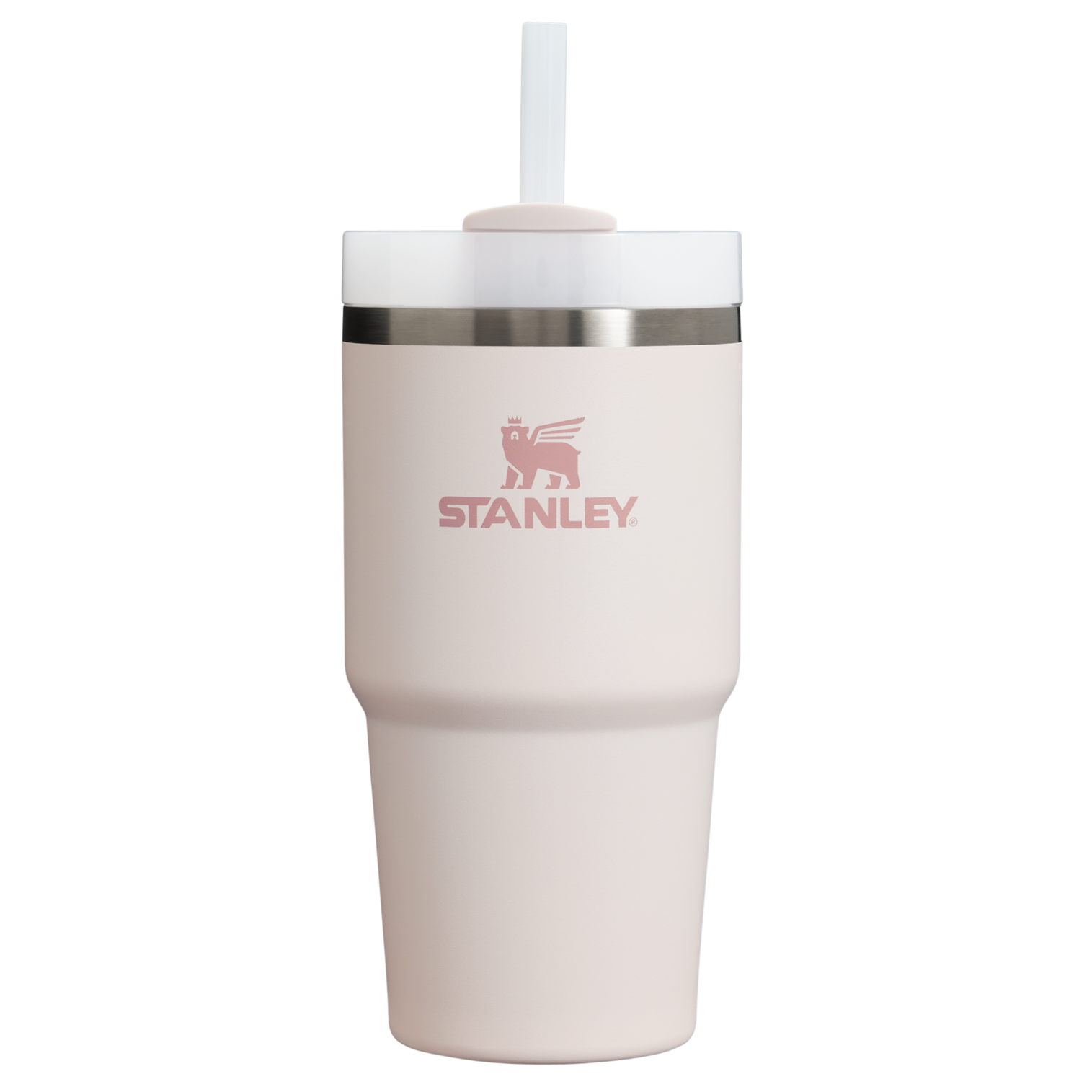 Double-Wall Vacuum The Quencher H2.0 Flowstate Tumbler | Stanley Create D330L - Double-Wall Vacuum Insulated Travel Tumbler with Straw Detail