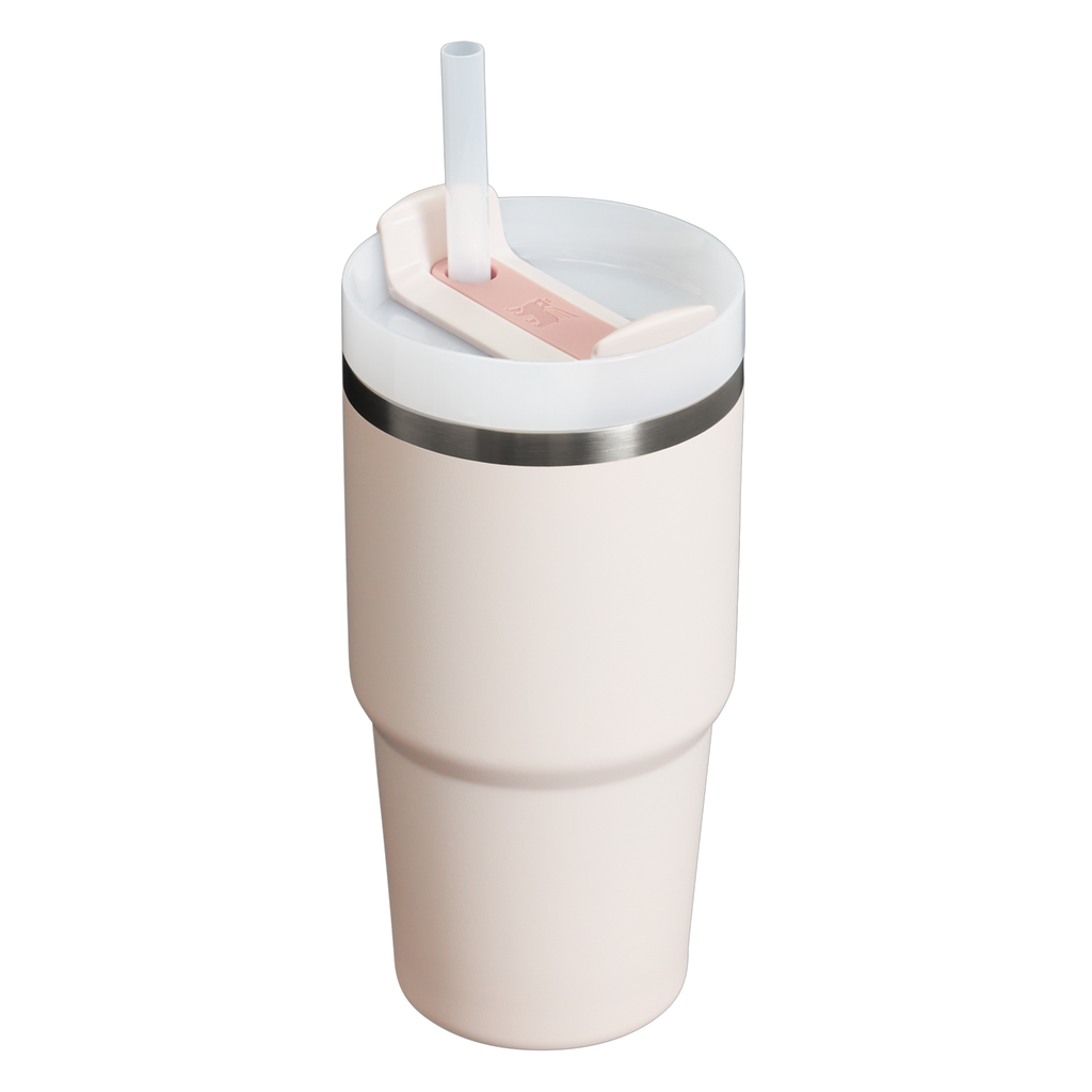 Double-Wall Vacuum The Quencher H2.0 Flowstate Tumbler | Stanley Create D330L - Double-Wall Vacuum Insulated Travel Tumbler with Straw Detail