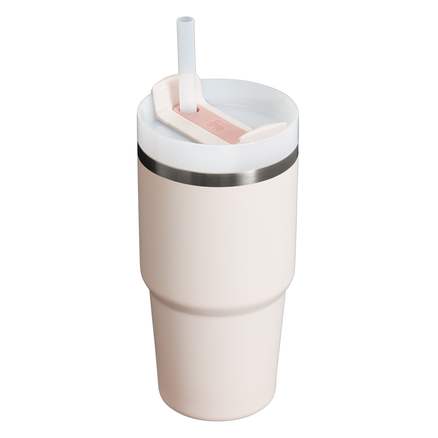 Double-Wall Vacuum The Quencher H2.0 Flowstate Tumbler | Stanley Create D330L - Double-Wall Vacuum Insulated Travel Tumbler with Straw Detail