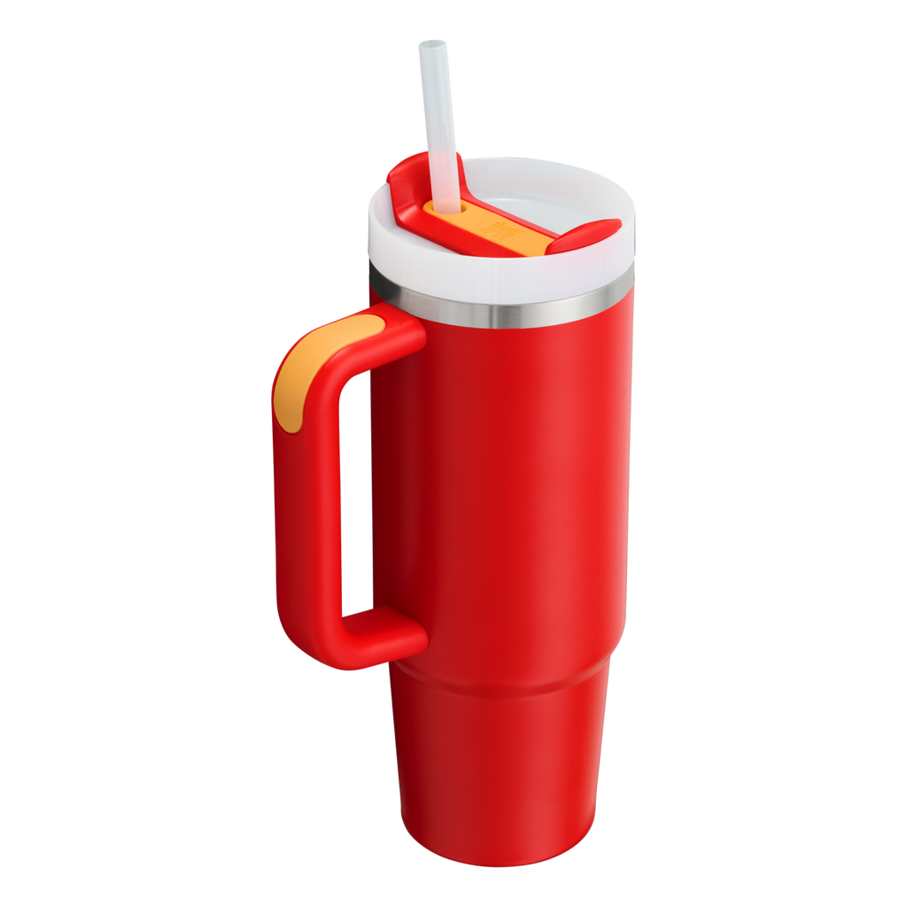 Car-Cup Friendly The Quencher H2.0 Flowstate Tumbler D051L - Double-Wall Vacuum Insulated Travel Tumbler with Straw Detail
