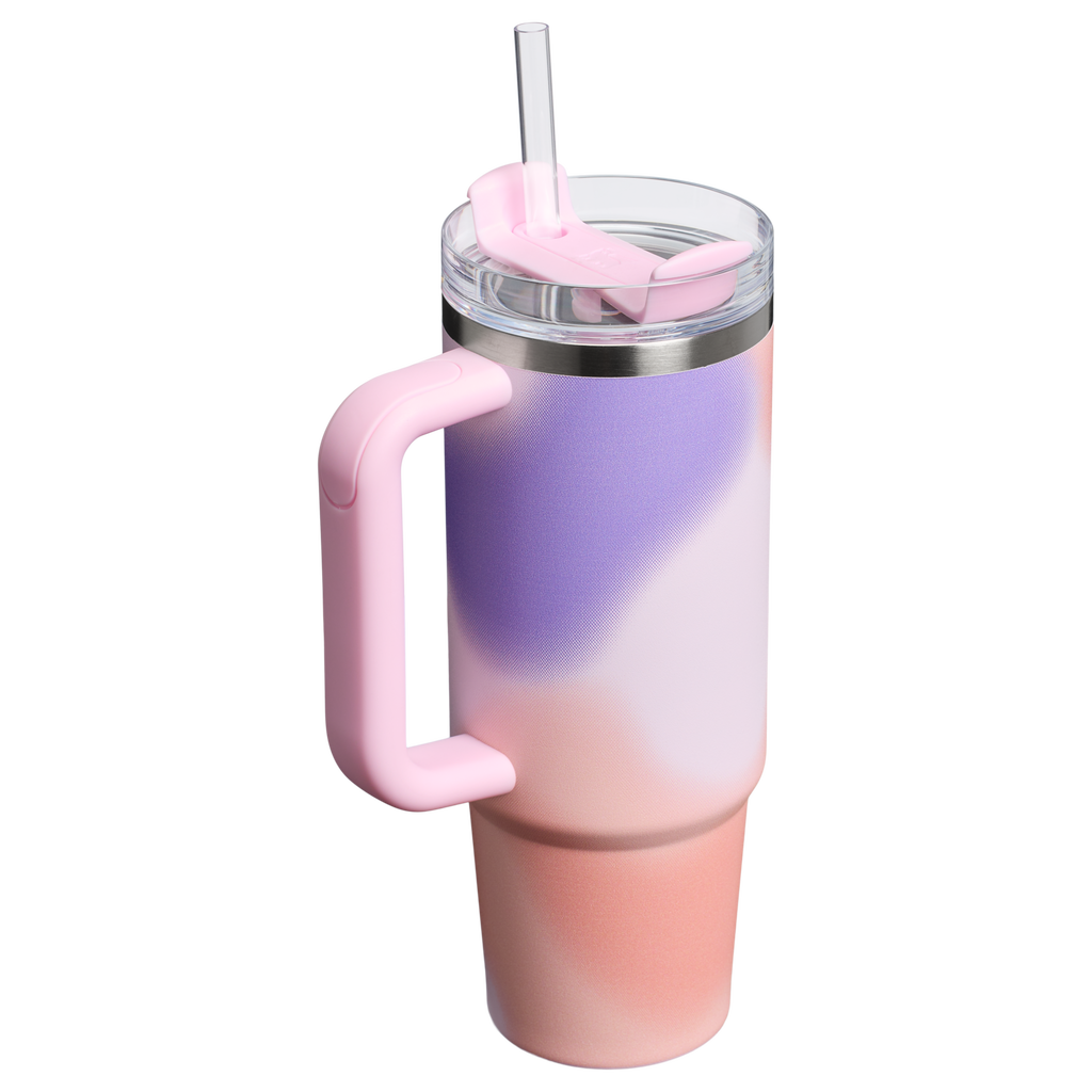 Car-Cup Friendly The Quencher H2.0 Flowstate Tumbler D051L - Double-Wall Vacuum Insulated Travel Tumbler with Straw Detail