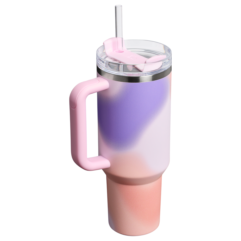 Insulated Travel The Quencher H2.0 Flowstate Tumbler D050X - Double-Wall Vacuum Insulated Travel Tumbler with Straw Detail