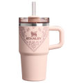 Double-Wall Vacuum The Quencher H2.O Flowstate Tumbler D124E - Double-Wall Vacuum Insulated Travel Tumbler with Straw - Conch Floral