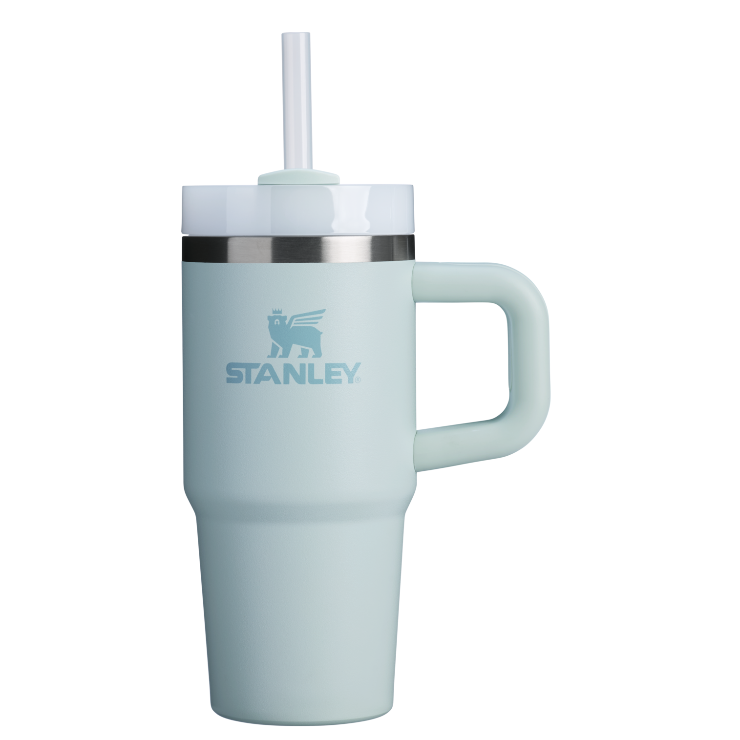 Car-Cup Friendly The Quencher H2.O Flowstate Tumbler | Stanley Create D291F - Premium Stainless Steel Straw Cup for All-Day Hydration Detail