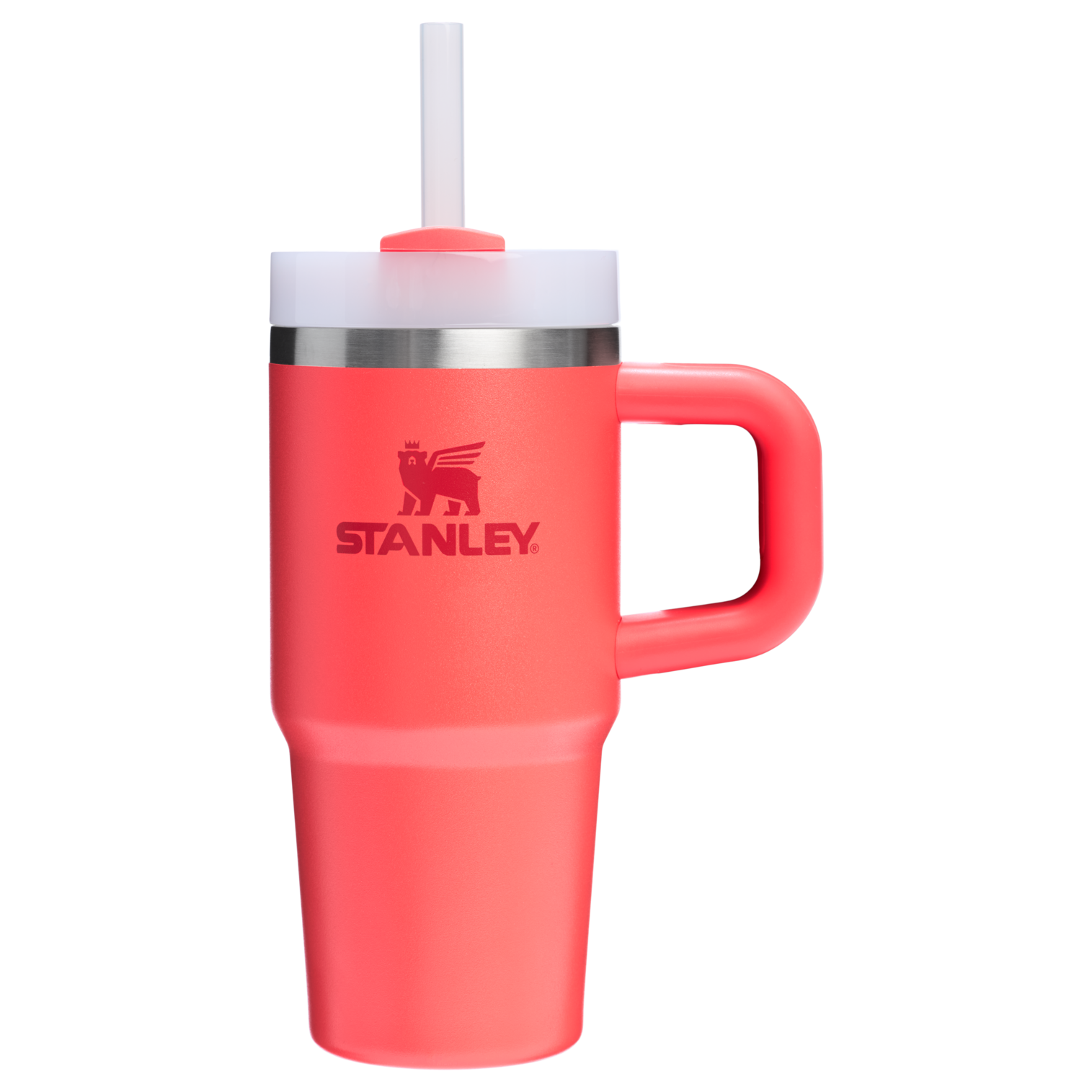 Car-Cup Friendly The Quencher H2.O Flowstate Tumbler | Stanley Create D291F - Premium Stainless Steel Straw Cup for All-Day Hydration Detail