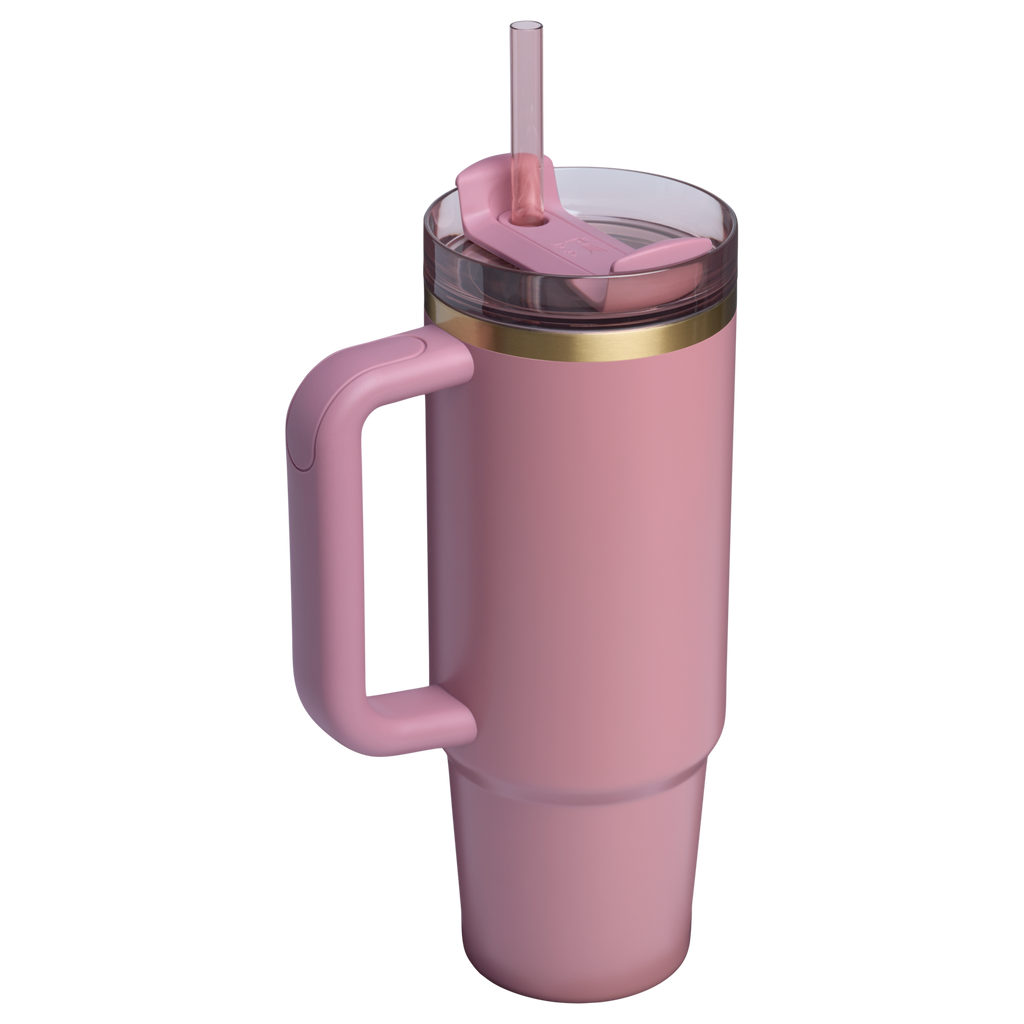 Car-Cup Friendly The Quencher H2.0 Flowstate Tumbler D051L - Double-Wall Vacuum Insulated Travel Tumbler with Straw Detail