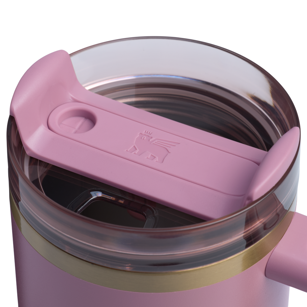 Large Capacity The Quencher H2.0 Flowstate Tumbler | Stanley Create D331C - FlowState 3-Position Lid Insulated Travel Mug Detail