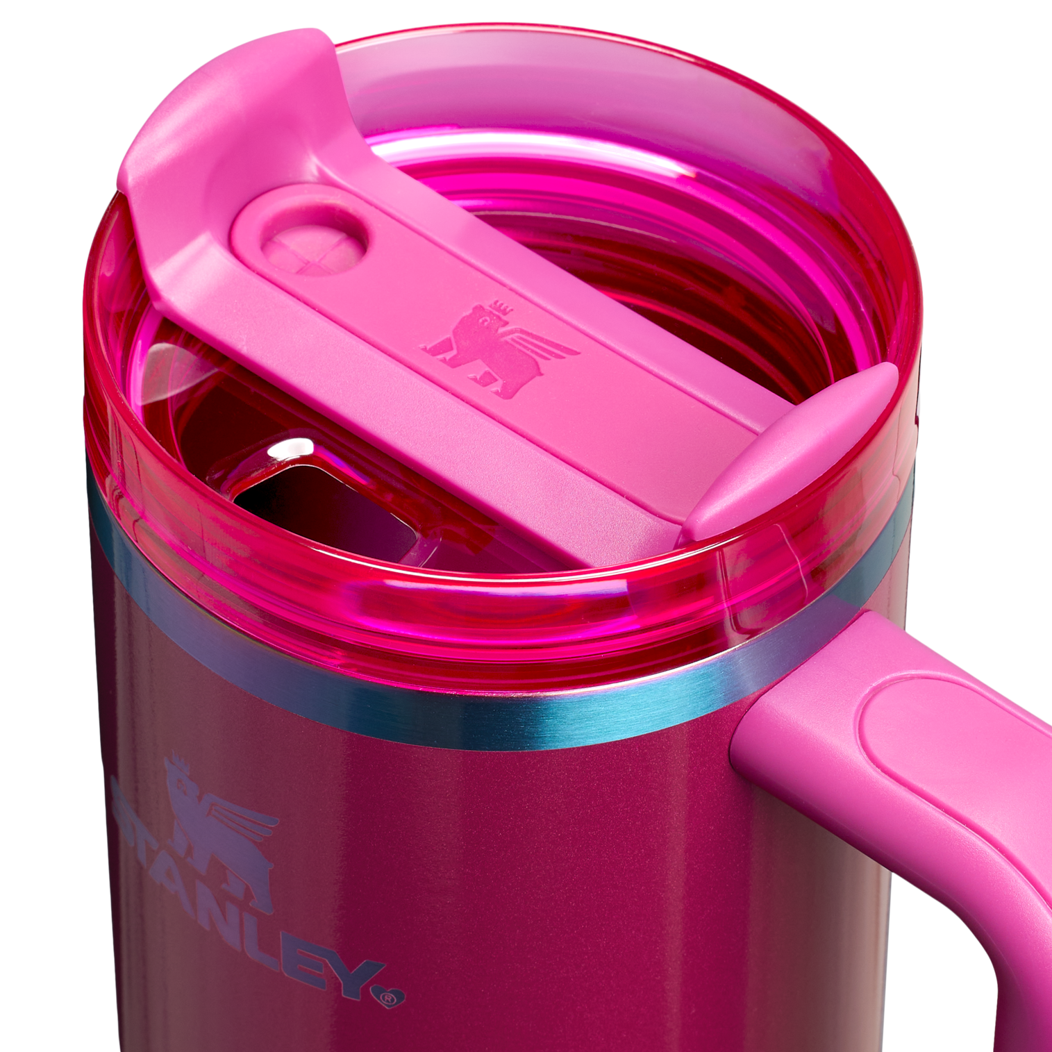 Car-Cup Friendly The Quencher H2.0 Flowstate Tumbler D051L - Double-Wall Vacuum Insulated Travel Tumbler with Straw Detail