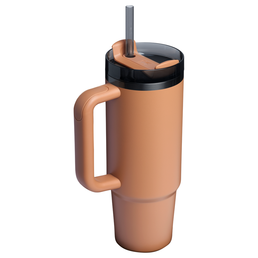 Car-Cup Friendly The Quencher H2.0 Flowstate Tumbler D051L - Double-Wall Vacuum Insulated Travel Tumbler with Straw Detail