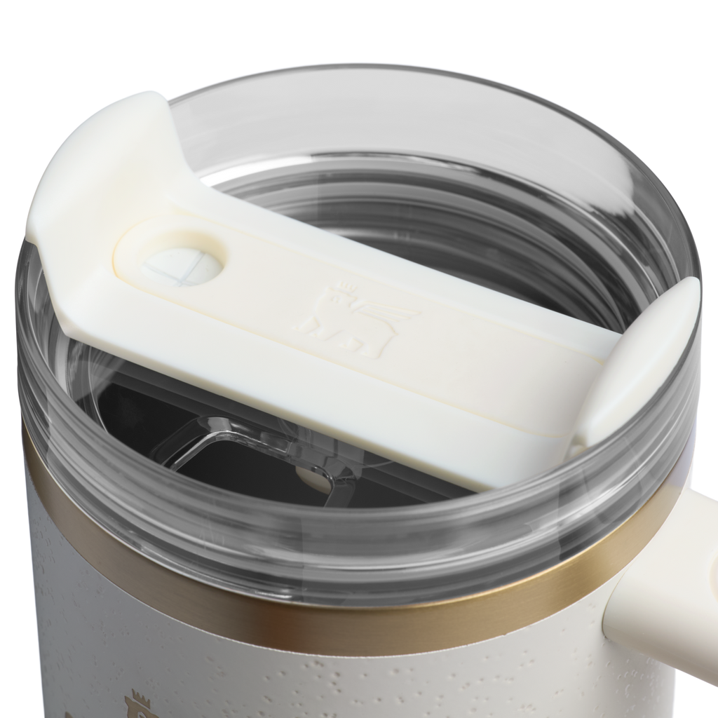 Large Capacity The Quencher H2.0 Flowstate Tumbler | Stanley Create D331C - FlowState 3-Position Lid Insulated Travel Mug Detail