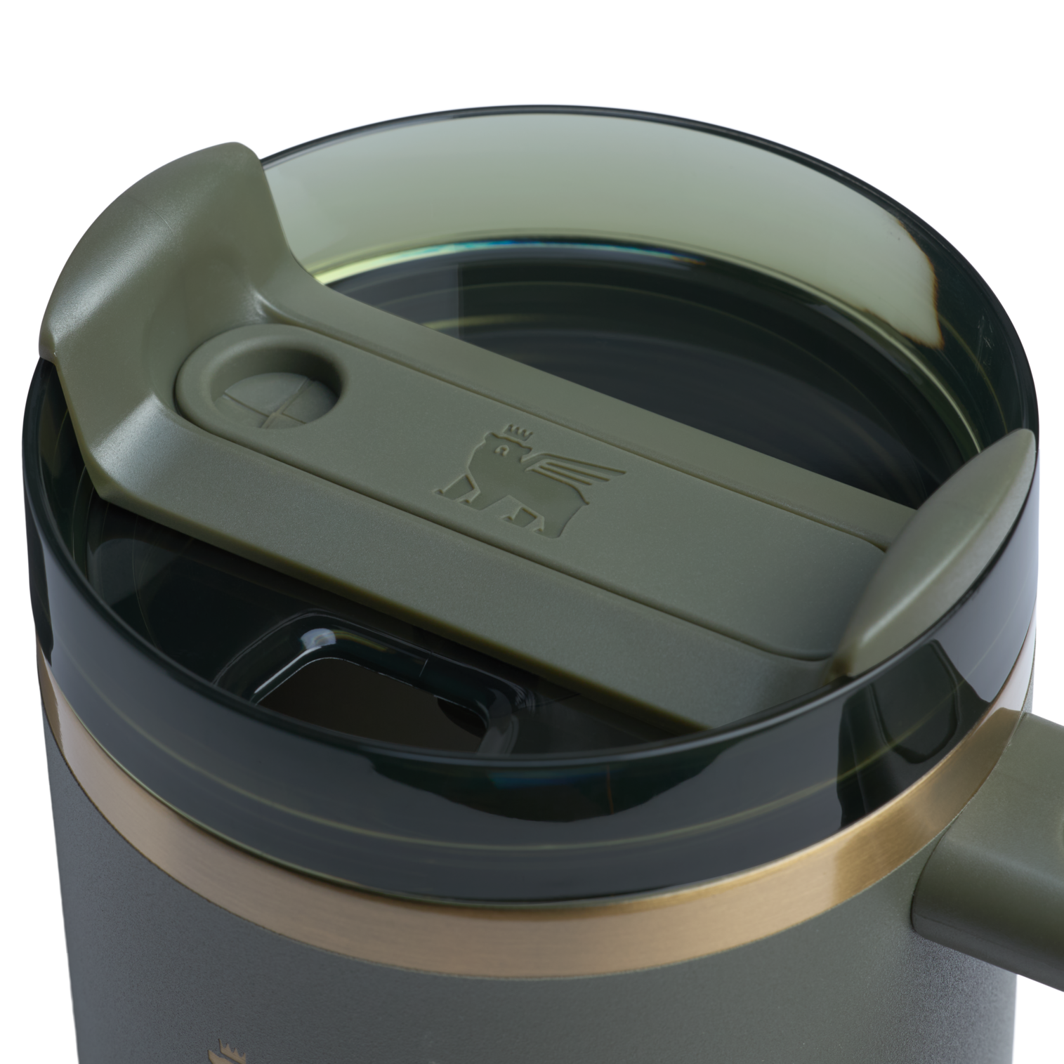 Large Capacity The Quencher H2.0 Flowstate Tumbler | Stanley Create D331C - FlowState 3-Position Lid Insulated Travel Mug Detail