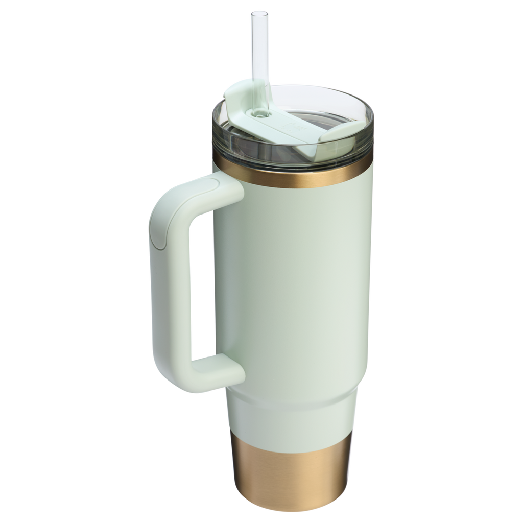 Car-Cup Friendly The Quencher H2.0 Flowstate Tumbler D051L - Double-Wall Vacuum Insulated Travel Tumbler with Straw Detail
