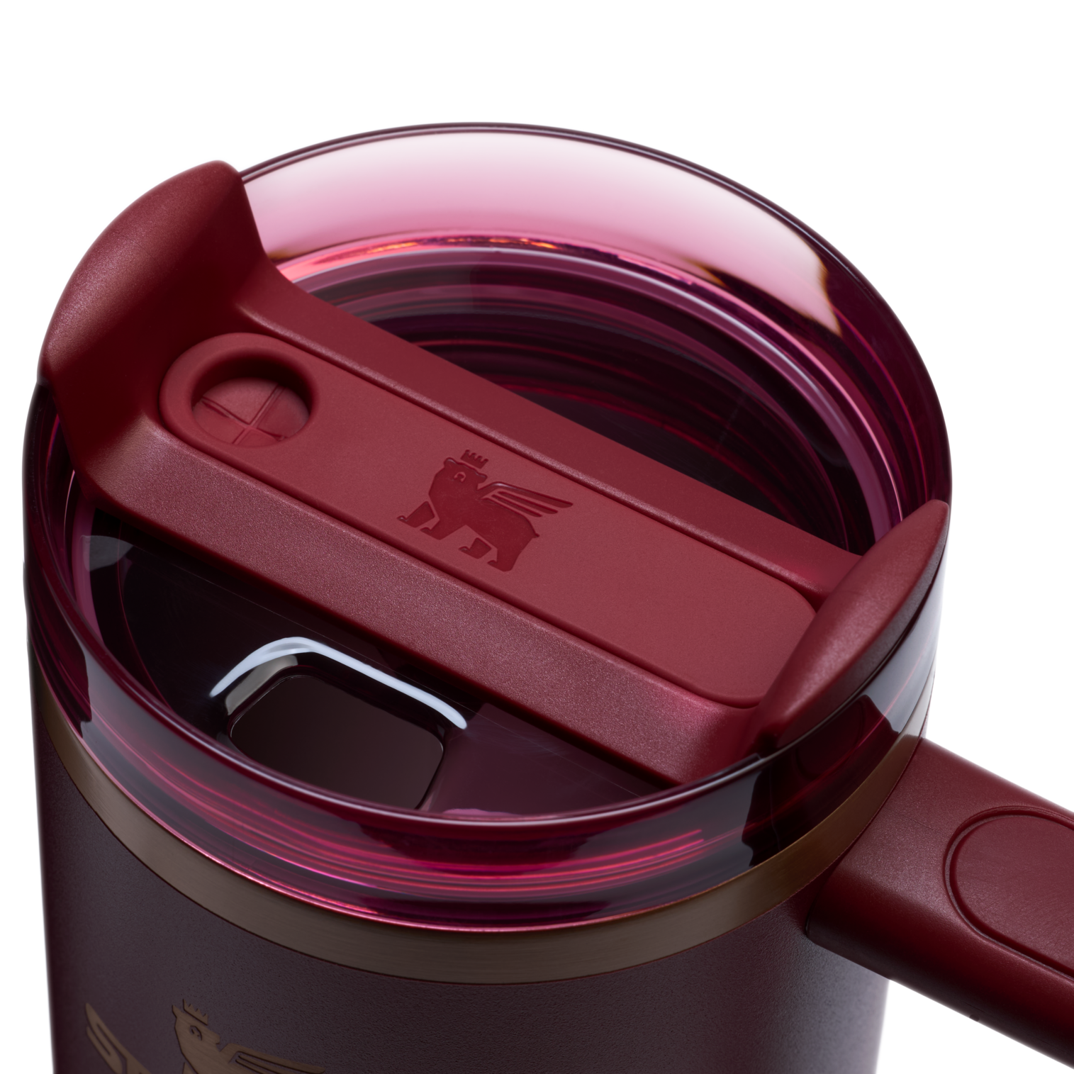 Large Capacity The Quencher H2.0 Flowstate Tumbler | Stanley Create D331C - FlowState 3-Position Lid Insulated Travel Mug Detail