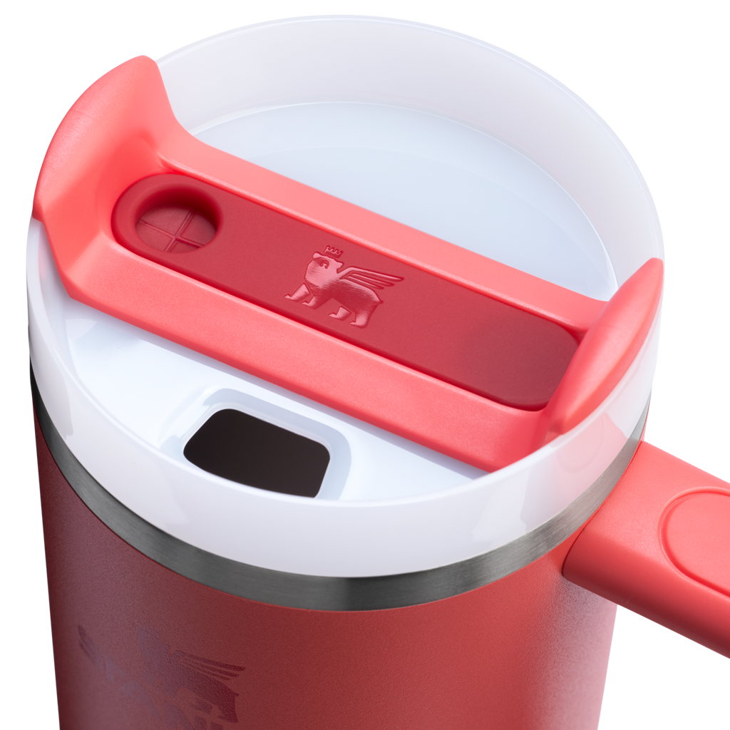 Car-Cup Friendly The Quencher H2.0 Flowstate Tumbler D051L - Double-Wall Vacuum Insulated Travel Tumbler with Straw Detail