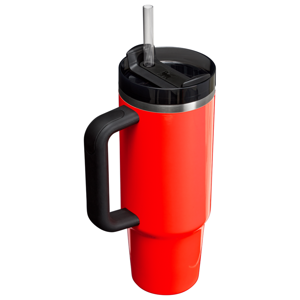 Car-Cup Friendly The Quencher H2.0 Flowstate Tumbler D051L - Double-Wall Vacuum Insulated Travel Tumbler with Straw Detail