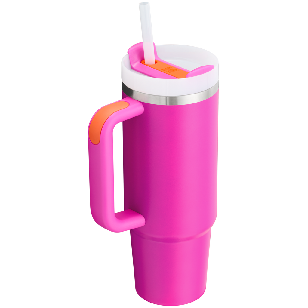 Car-Cup Friendly The Quencher H2.0 Flowstate Tumbler D051L - Double-Wall Vacuum Insulated Travel Tumbler with Straw Detail