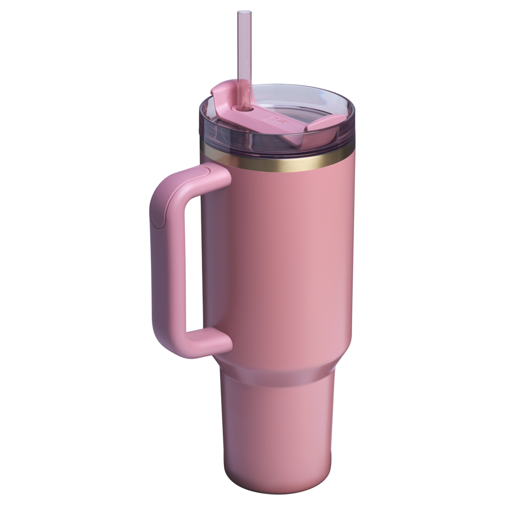 Insulated Travel The Quencher H2.0 Flowstate Tumbler D050X - Double-Wall Vacuum Insulated Travel Tumbler with Straw Detail