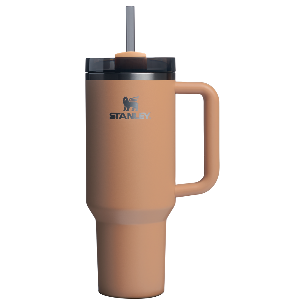 Insulated Travel The Quencher H2.0 Flowstate Tumbler  | Stanley Create D332L - Double-Wall Vacuum Insulated Travel Tumbler with Straw Detail